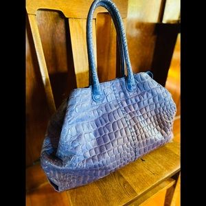 Liebeskind Berlin Chelsea Crocodile Shoulder Bag